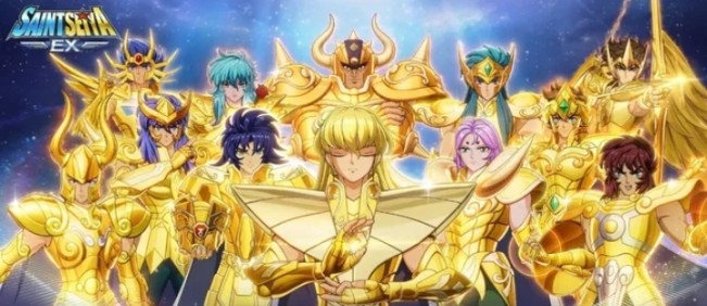 Ilustrasi karakter Saint di Game Saint Seiya EX. [Instagram]